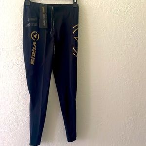 Virus compression workout pants- size medium NWT
